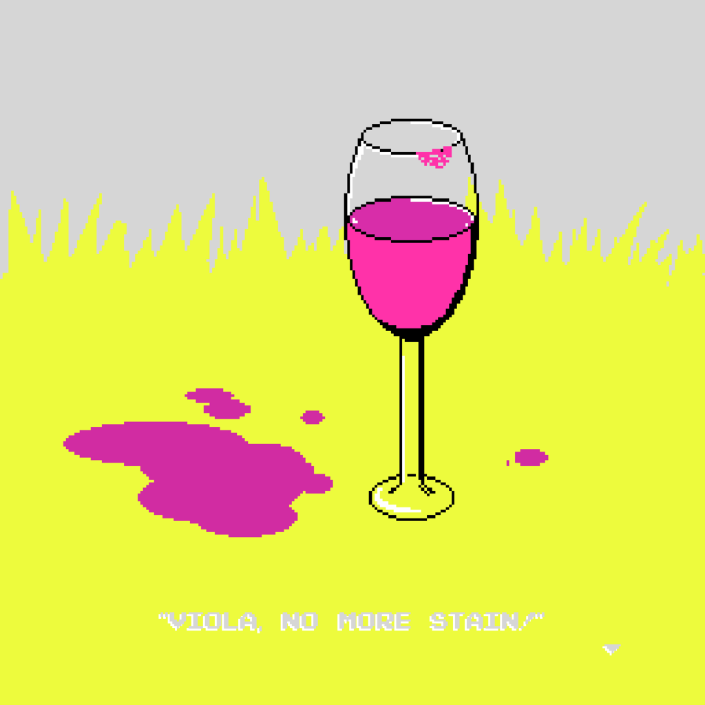 red wine glass spilled on yellow carpet